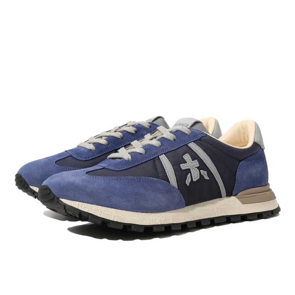Premiata Conny Blue Suede Sneakers 7.5-8